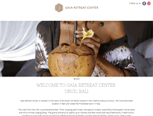 Tablet Screenshot of gaiaretreatcenter.com